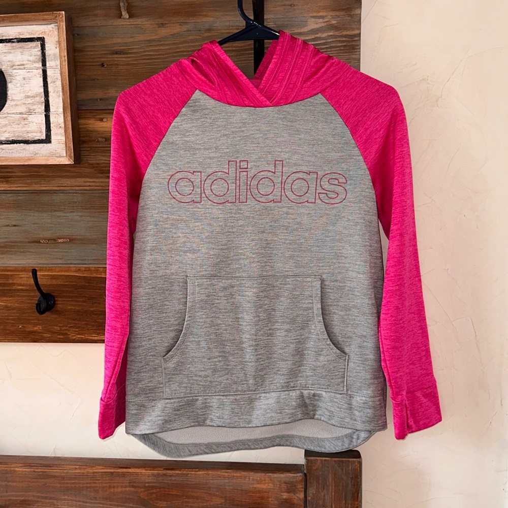 Girls 10/12 Adidas Pullover  EUC